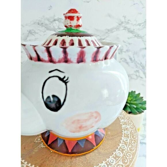 Chodziez Disney Mrs. Potts Teapot Beauty & The Beast Vintage RARE - Picture 6 of 8